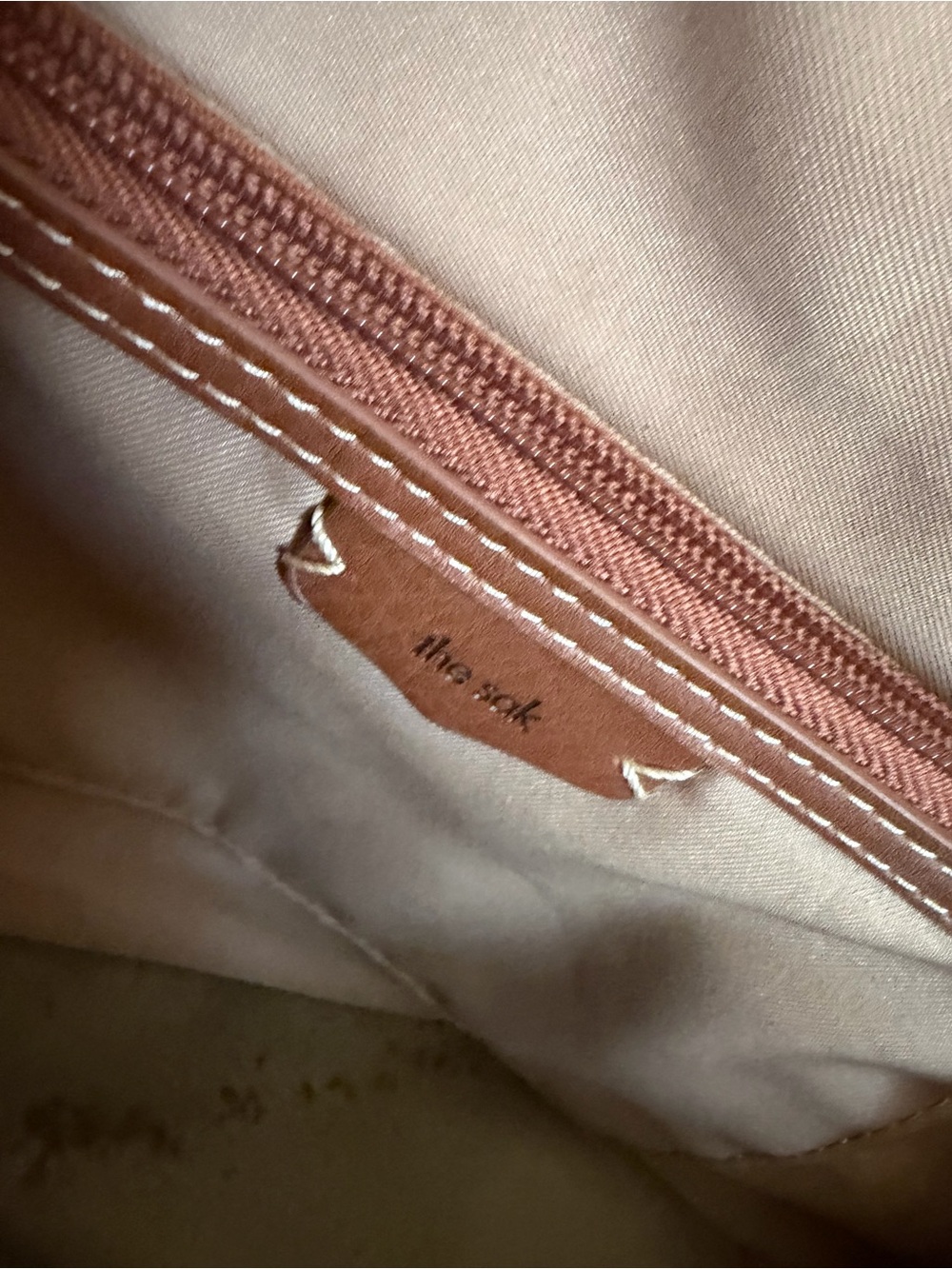 The Sak Faye Gen Tote Large Leather Brown Shoulder Bag Classic Boho Distressed - Picture 9 of 9